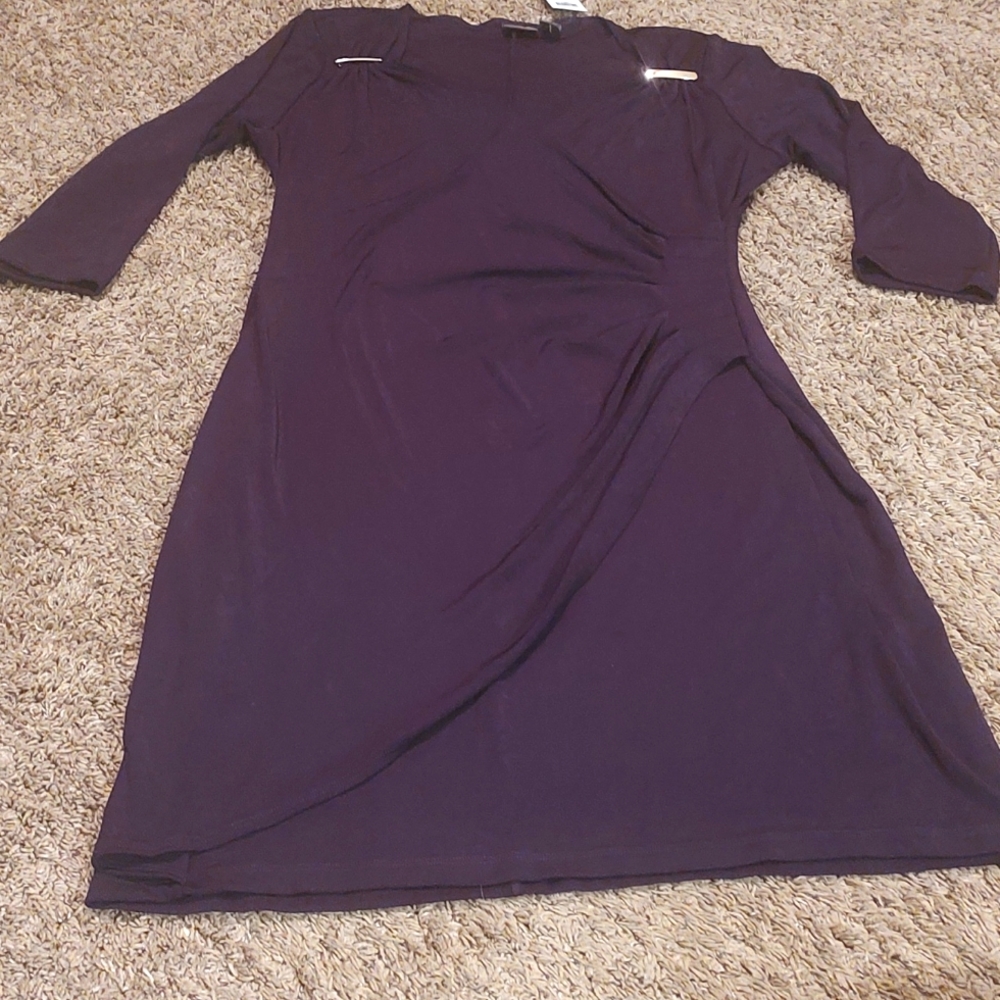 Travelers by Chico Purple Party Dress-12-14